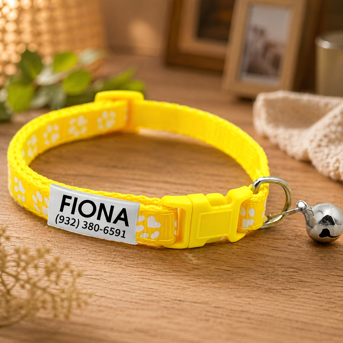 custom product adjustable personalized colorful collar dogs