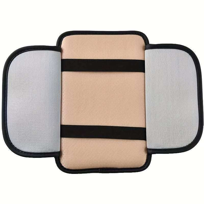 car armrest box mat pu leather storage pad multiple colors