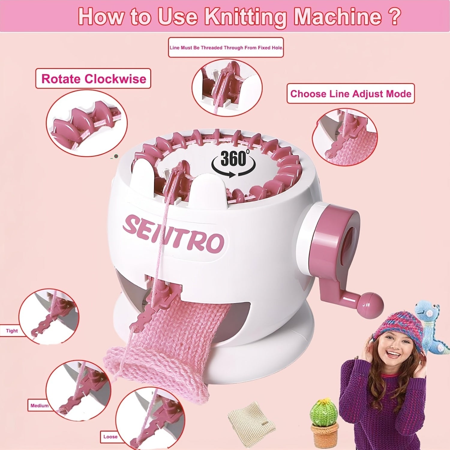 22 knitting machine   22 needles knitting