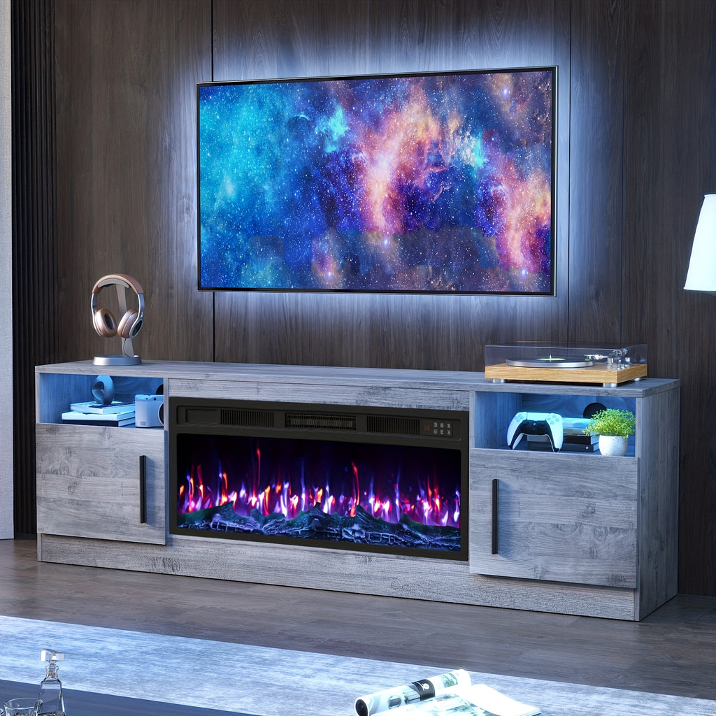 fireplace tv stand 36 fireplace 80   modern wood high