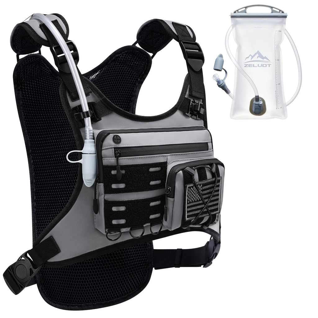 running vest 3l water bladder lightweight adjustable chest