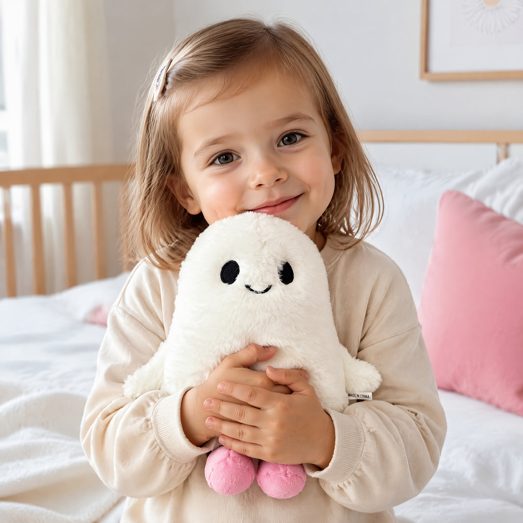 halloween ghost plush toy 30cm cute spooky stuffed boo soft