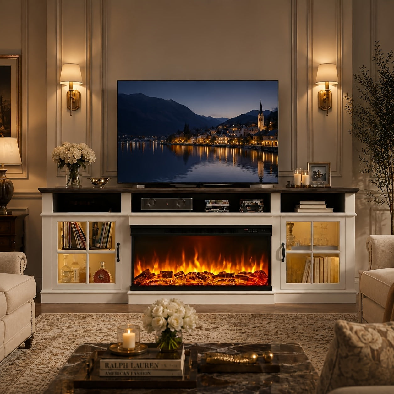 80 inch 70 inch fireplace tv cabinet suitable tvs 85 inches