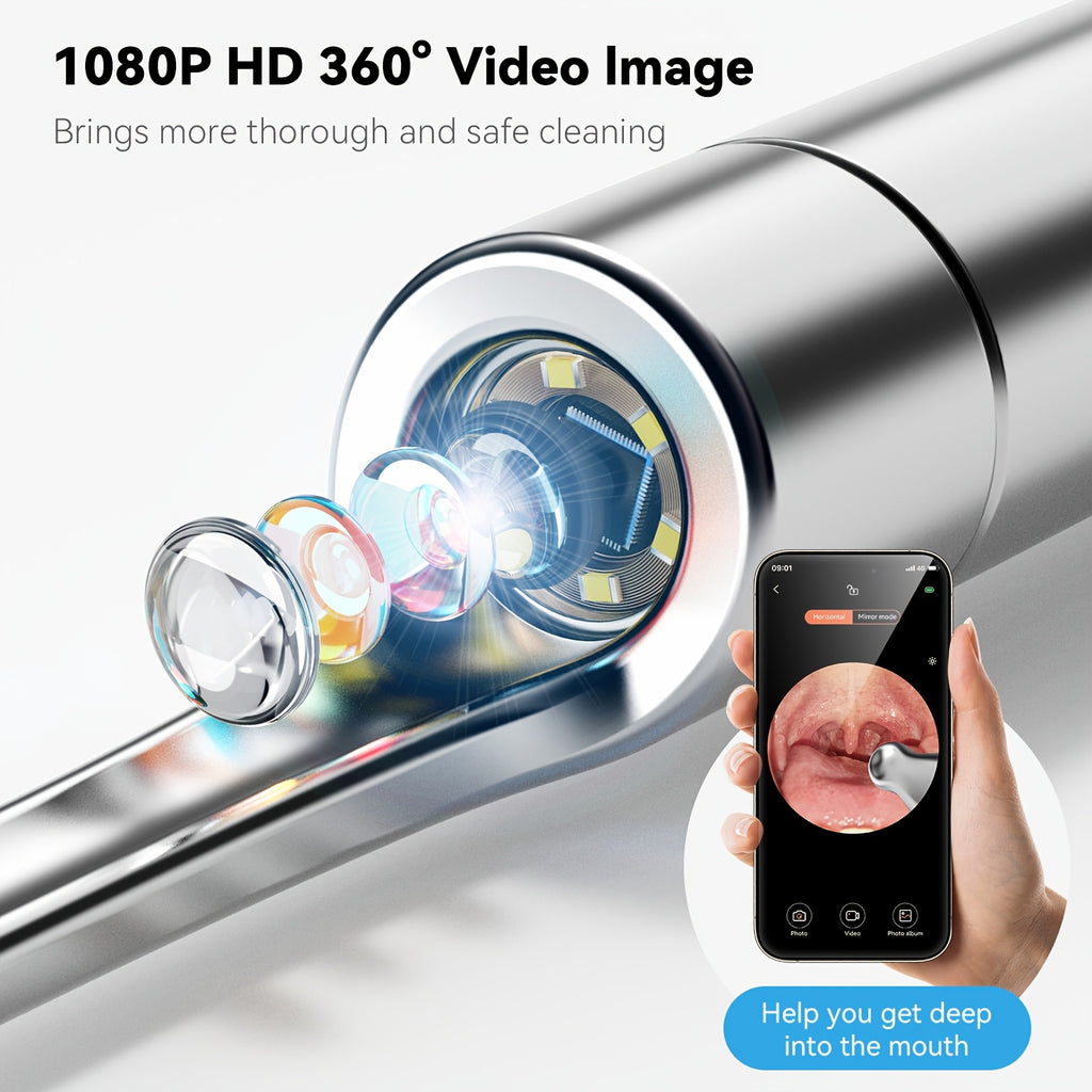 tonsil stone remover camera 1080p hd visual removal