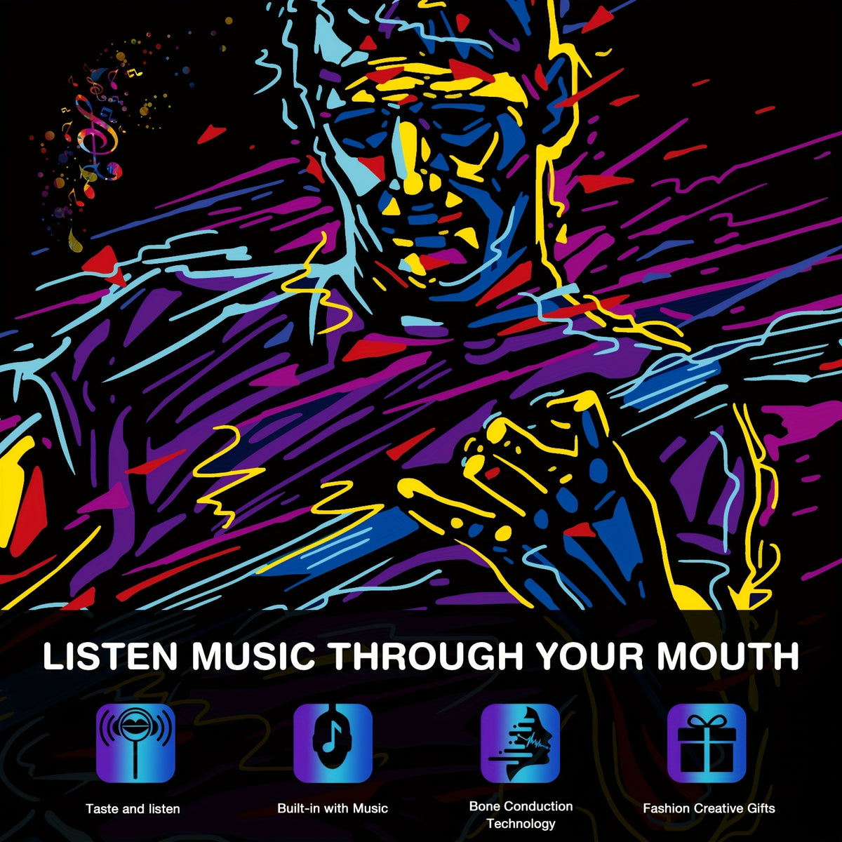 buy 4 get 1 free     audio music lollipop candy