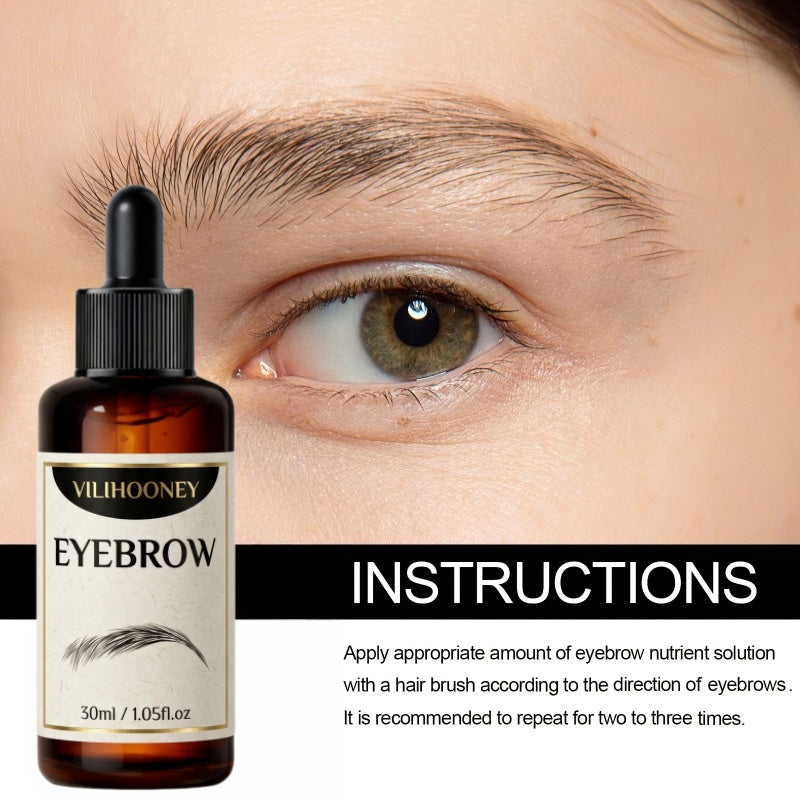 castor oil eyelash serum natural thickening curling formula