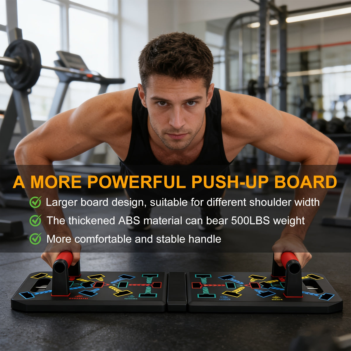 push board pilates bar   band ab roller foldable