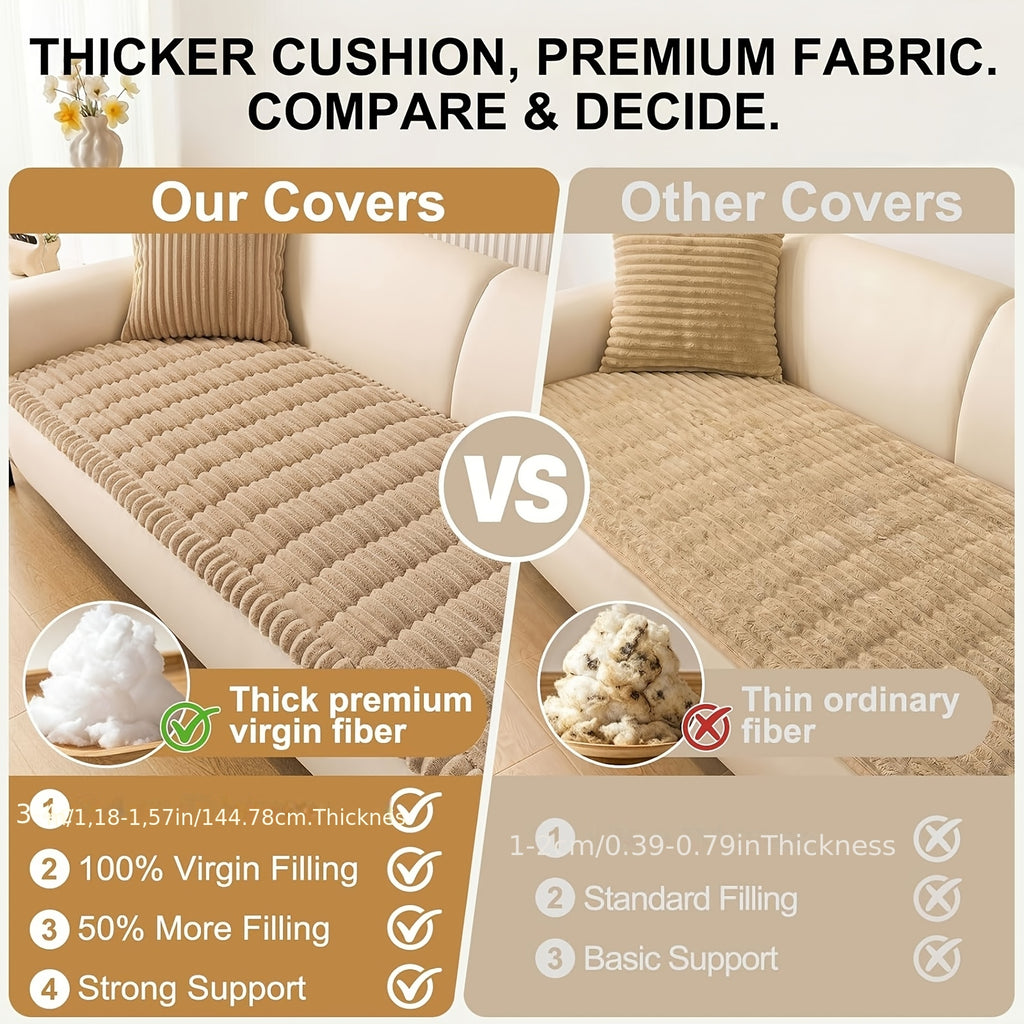 1  quilted thick sofa cushion bohemian style removable