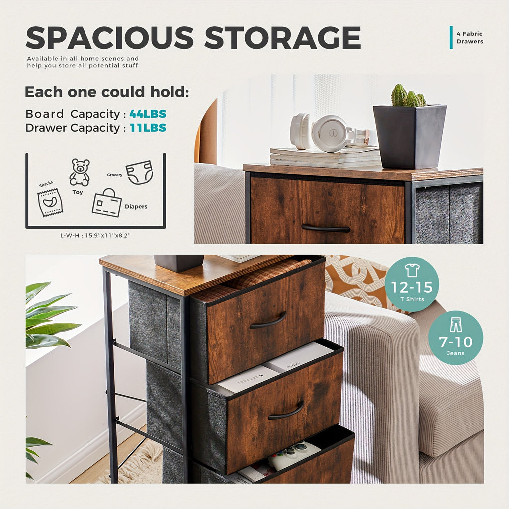 dresser bedroom storage drawers skinny fabric storage tower