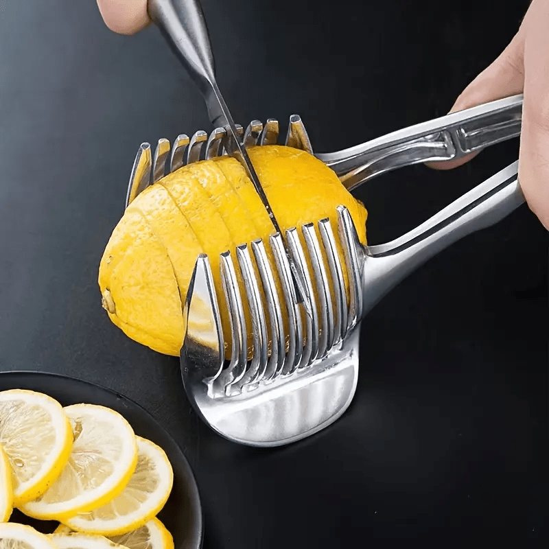 1pc lemon slicer tomato slicer aluminum lemon slicer