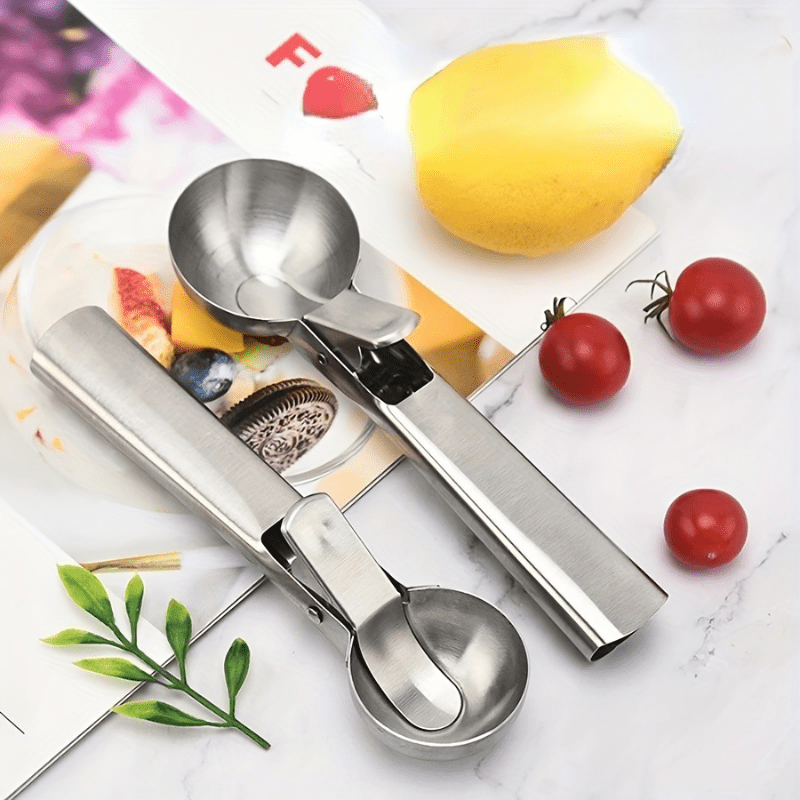 heavy duty stainless steel ice cream scoop trigger ideal ice
