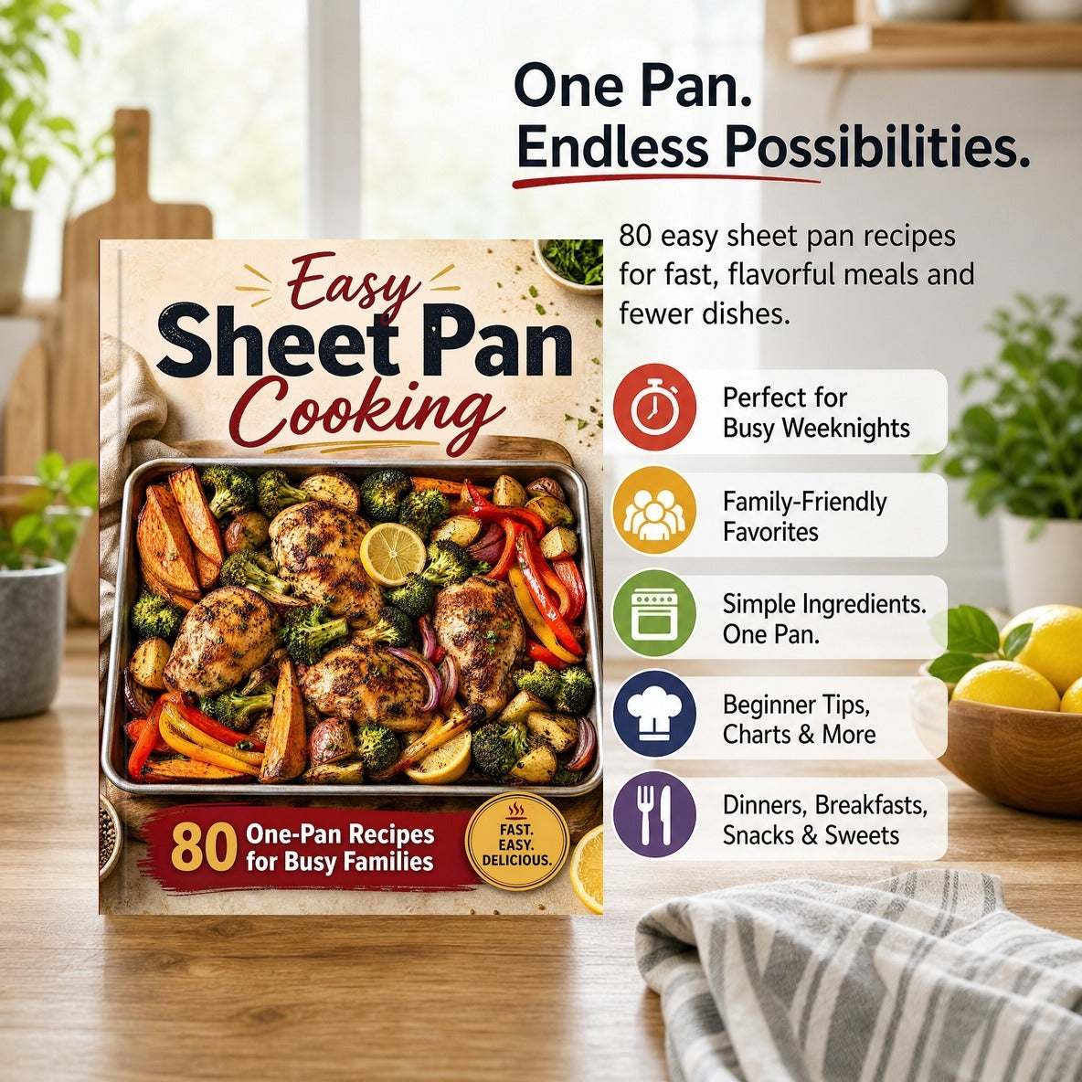 easy sheet   80   recipes busy families temu