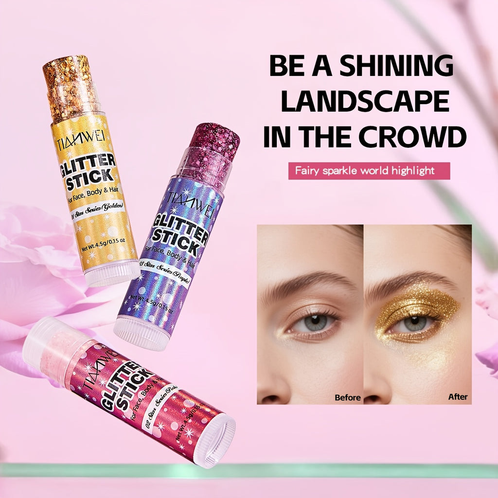 magic party glitter stick set 6pcs   long lasting