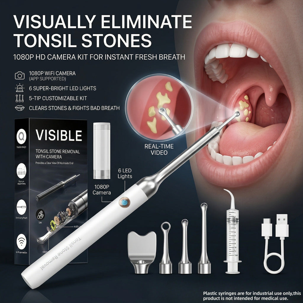 tonsil stone remover camera 1080p hd visual removal