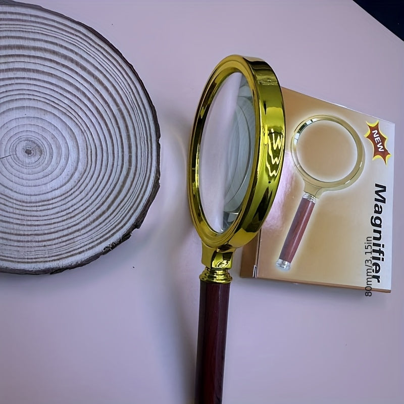 1pc metal magnifying glass 50  definition handheld