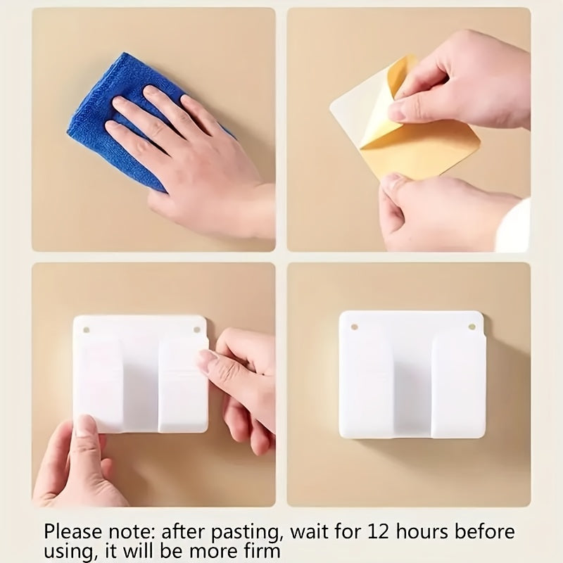 modern kitchen storage shelf phone holder
