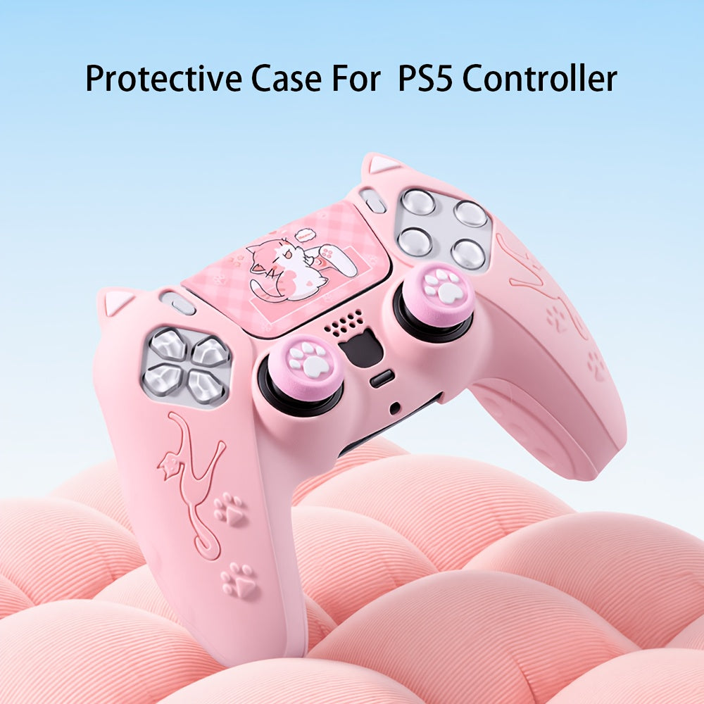 cat ear cover ps5 controller soft case ps5 controller