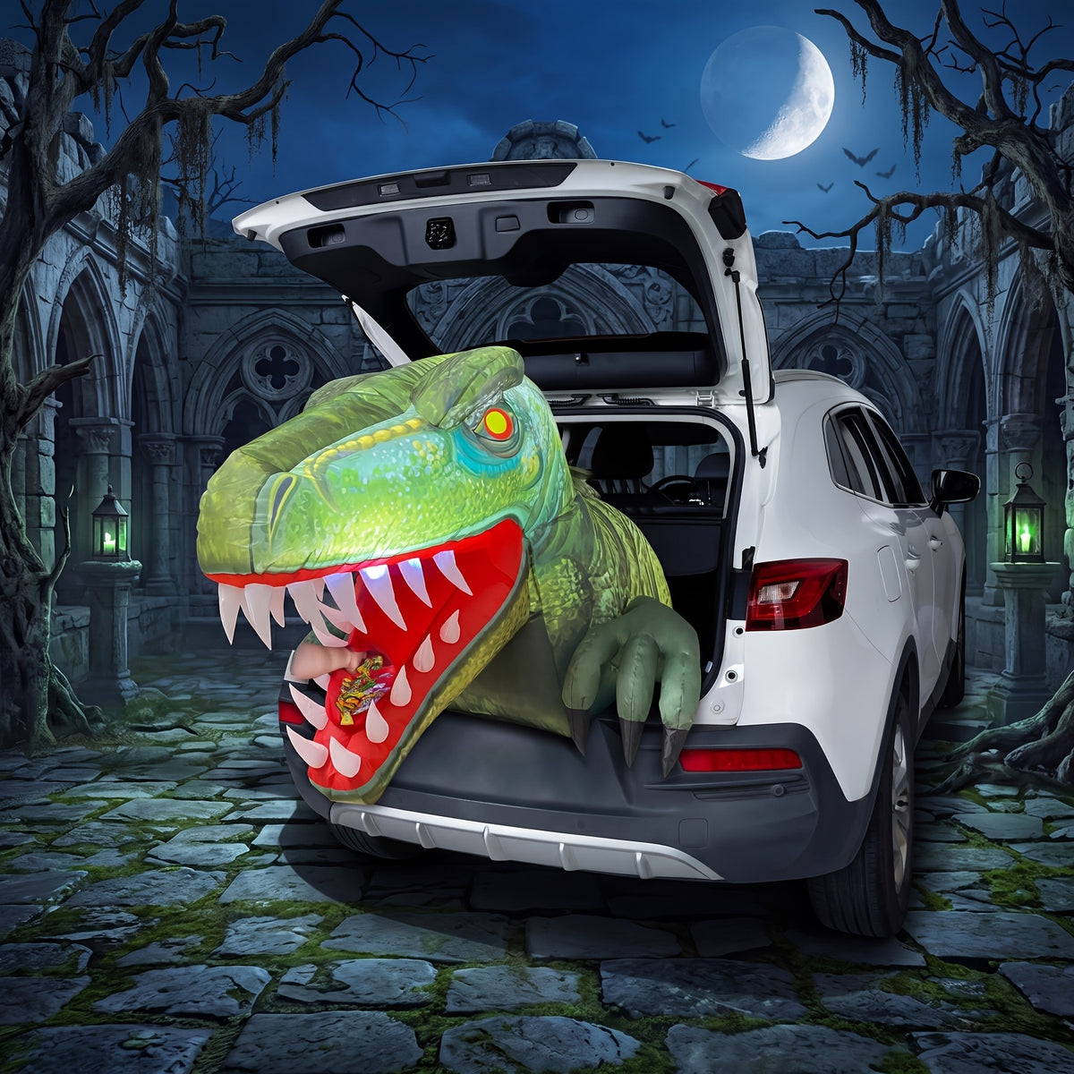 animated halloween inflatable outdoor decorations trunk