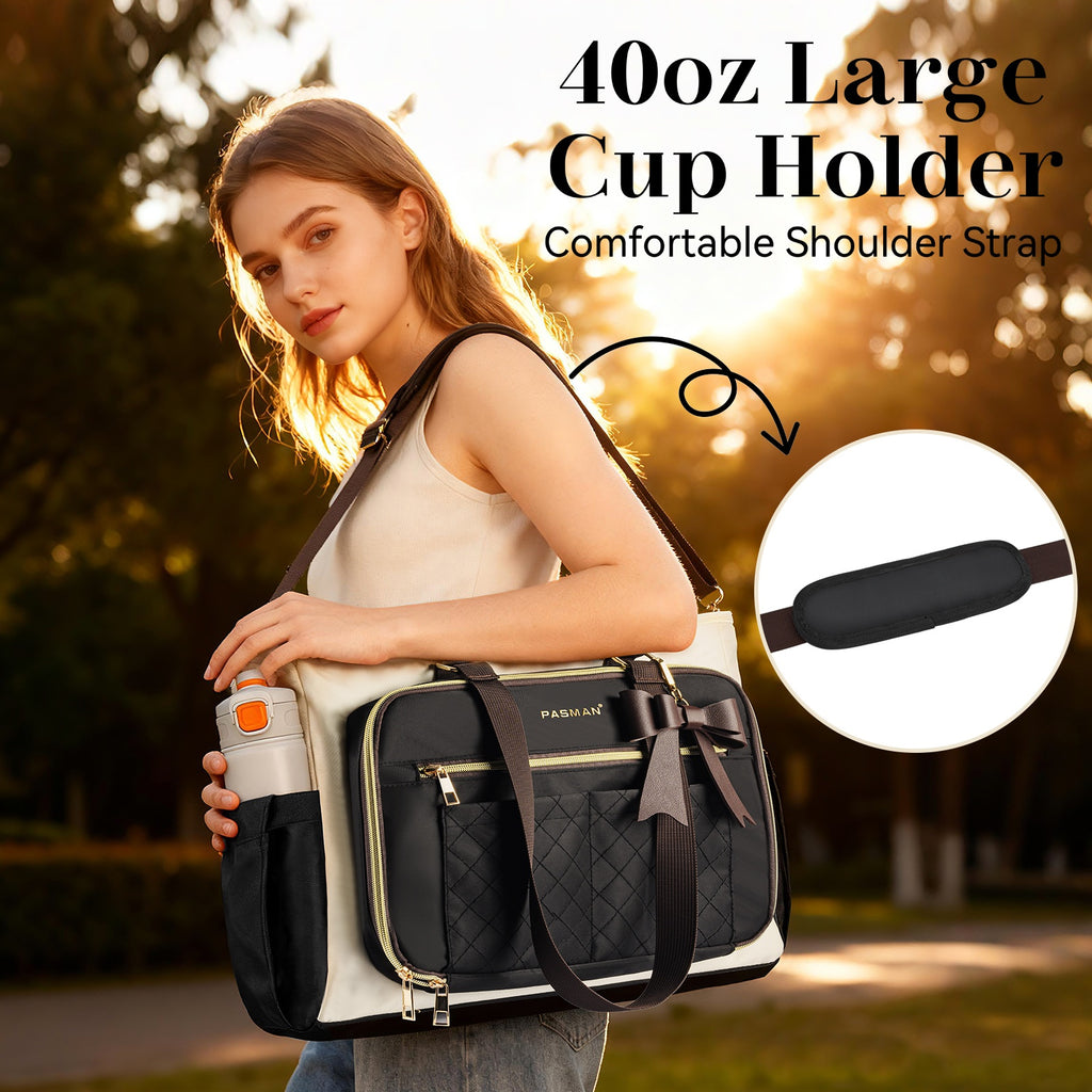 women tsa   laptop tote bag compatible