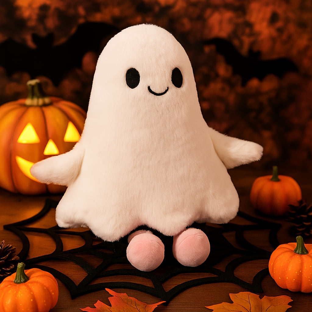 halloween ghost plush toy 30cm cute spooky stuffed boo soft