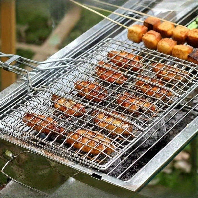 bbq grill basket large capacity perfect grilling fish