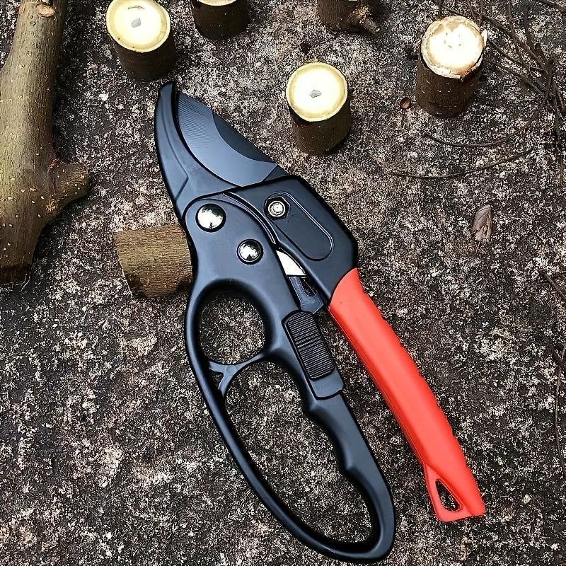 1pc professional ratchet anvil pruning shears segmented