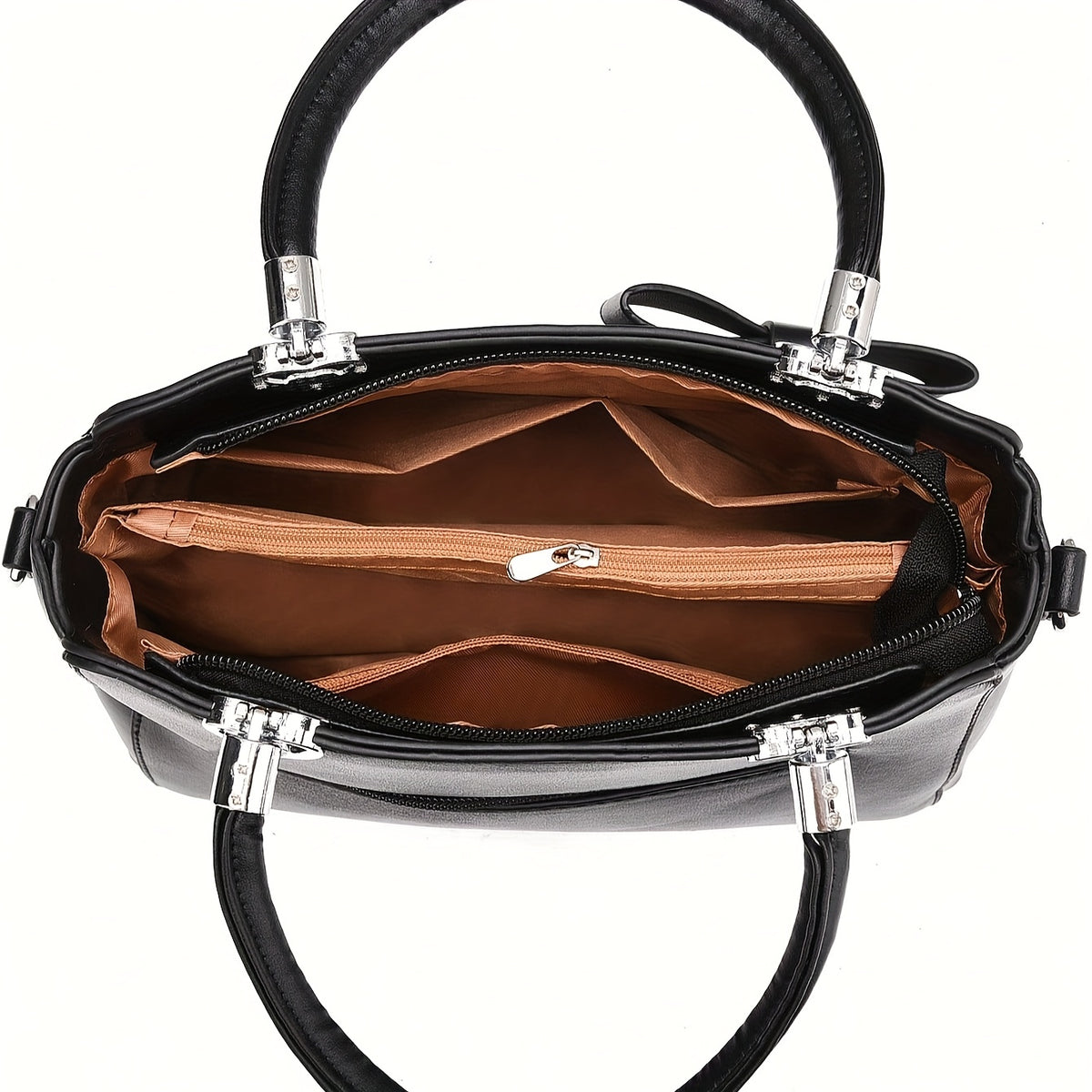 solid color bowknot handbag bags luggage temu
