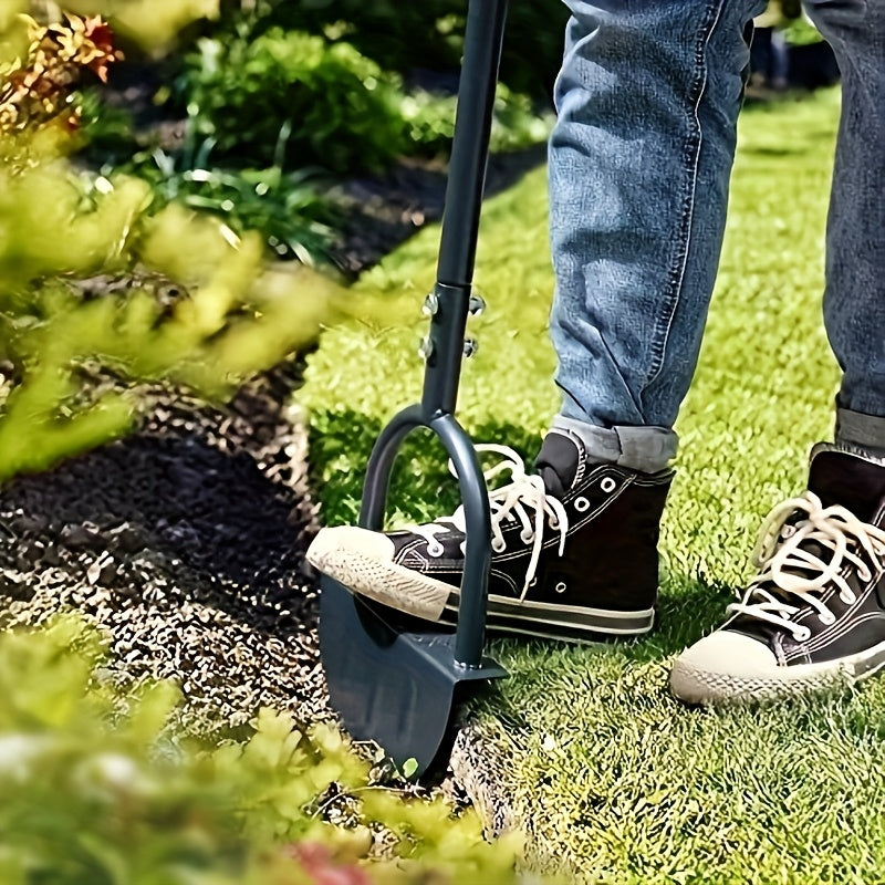 manual edge cutting shovel handle half lawn edge cutting