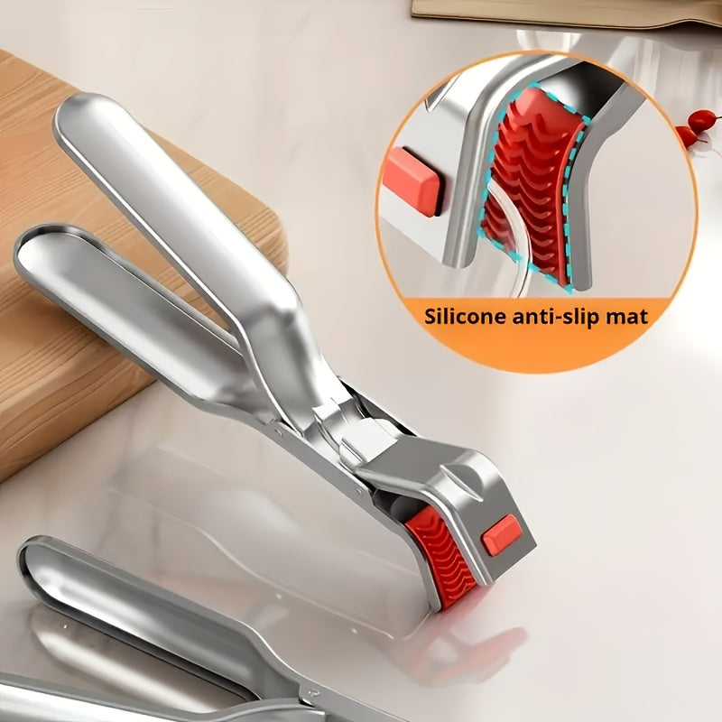 stainless steel anti scalding clip kitchen bowl lifter