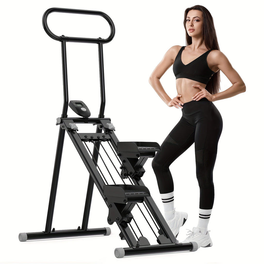 stair stepper foldable vertical aerobic climber