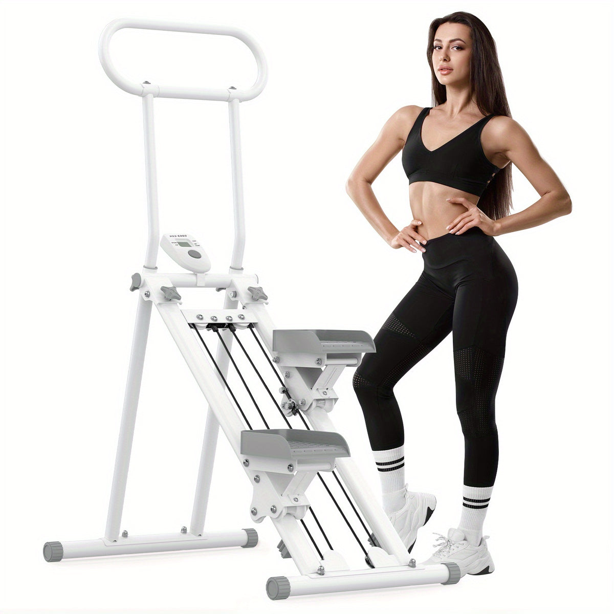 stair stepper foldable vertical aerobic climber
