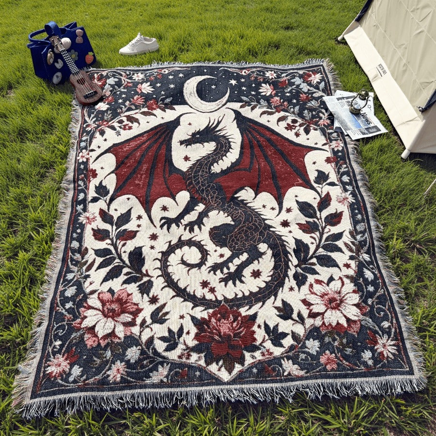 outdoor blanket portable thickened picnic mat cover blanket