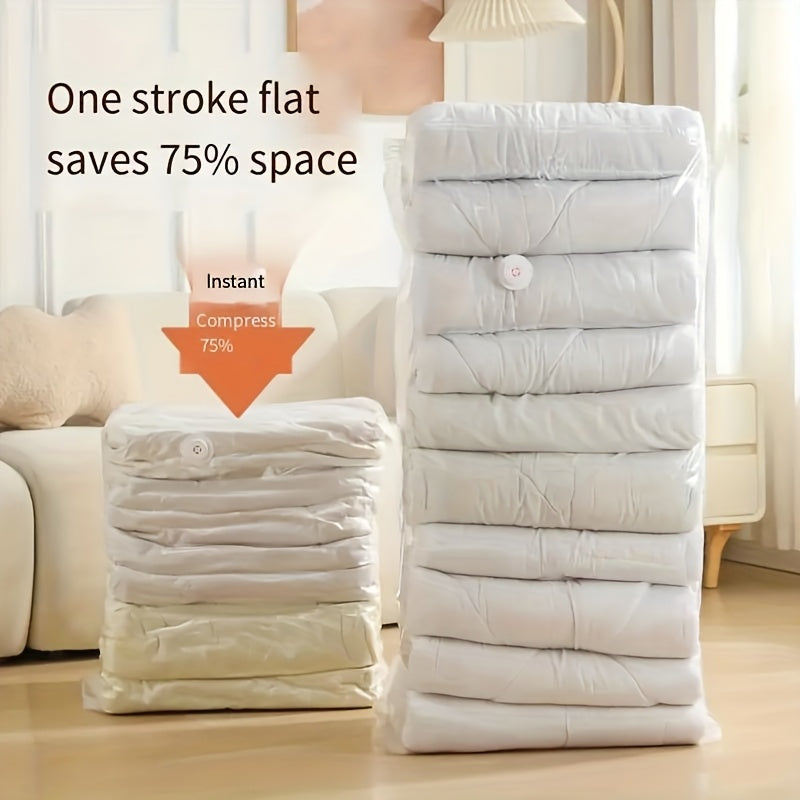 8pcs heavy duty vacuum storage bag no pump required