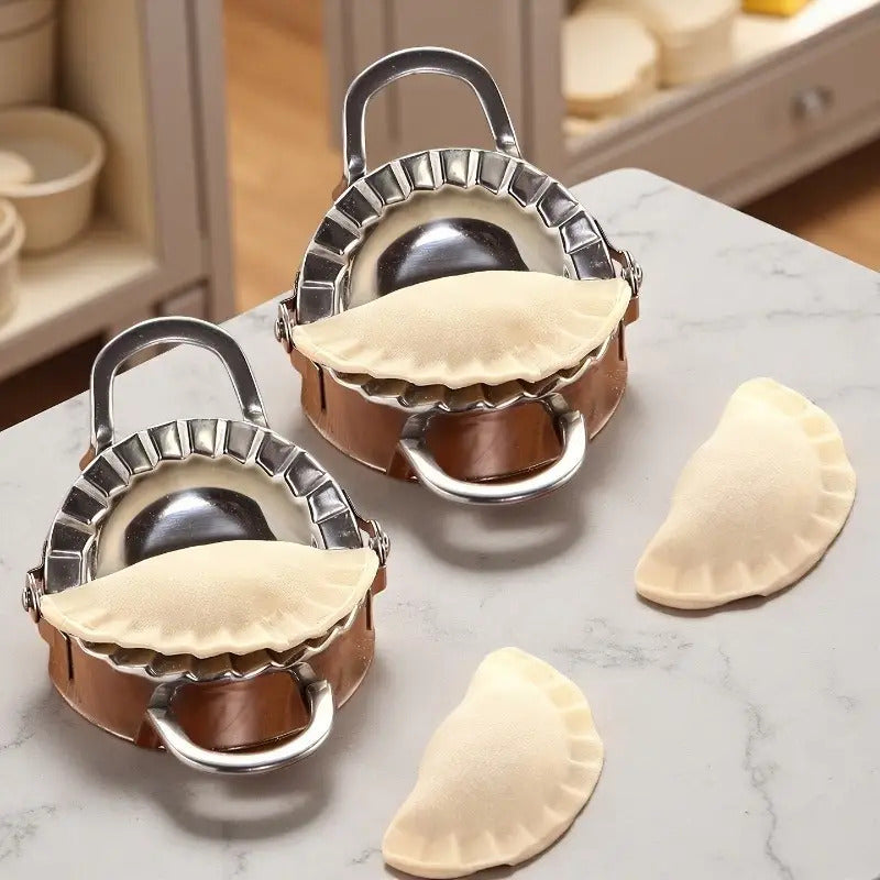 1pc simple dumpling mold stainless steel press mold sealing