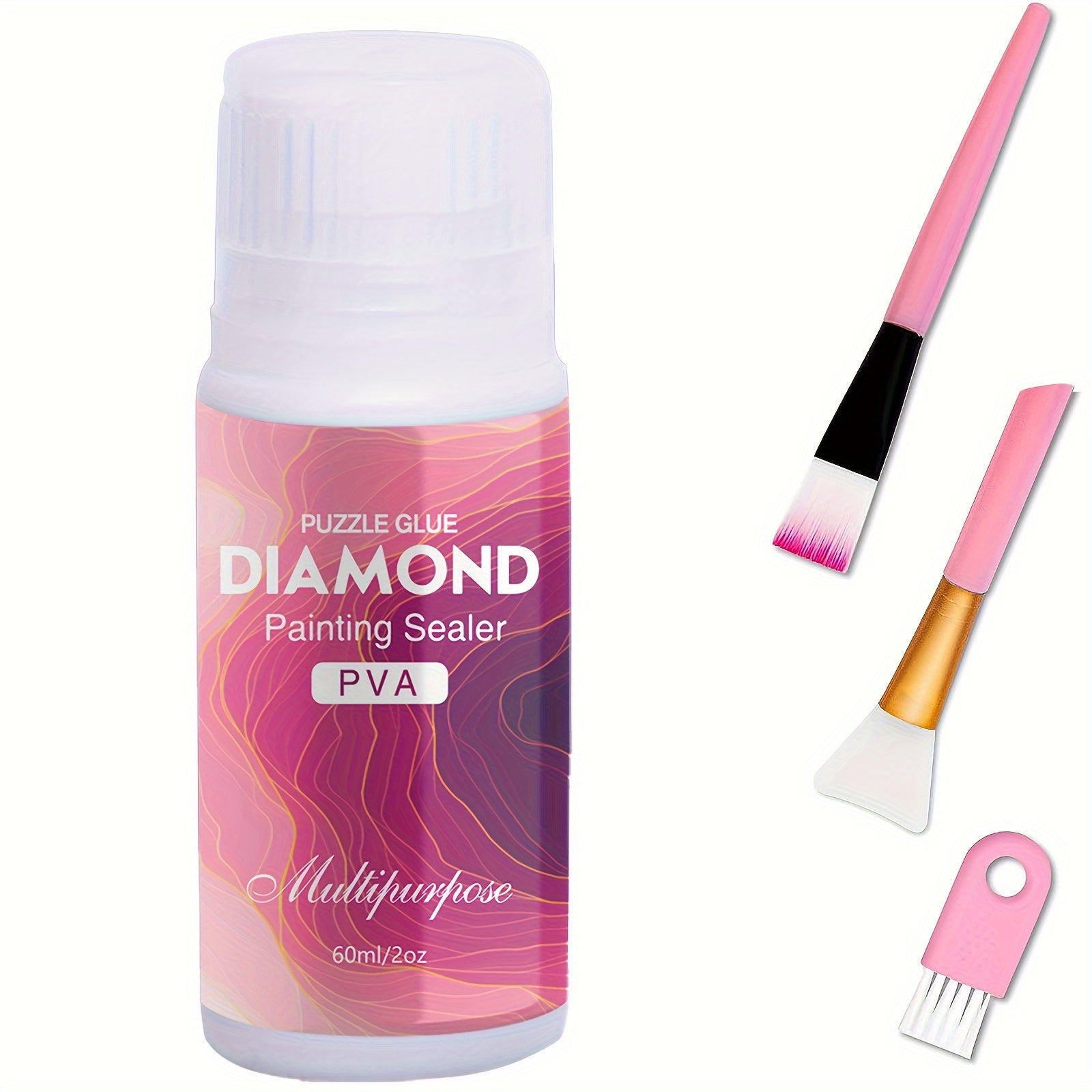 diamond painting sealer 60ml 200ml brush polyvinyl alcohol