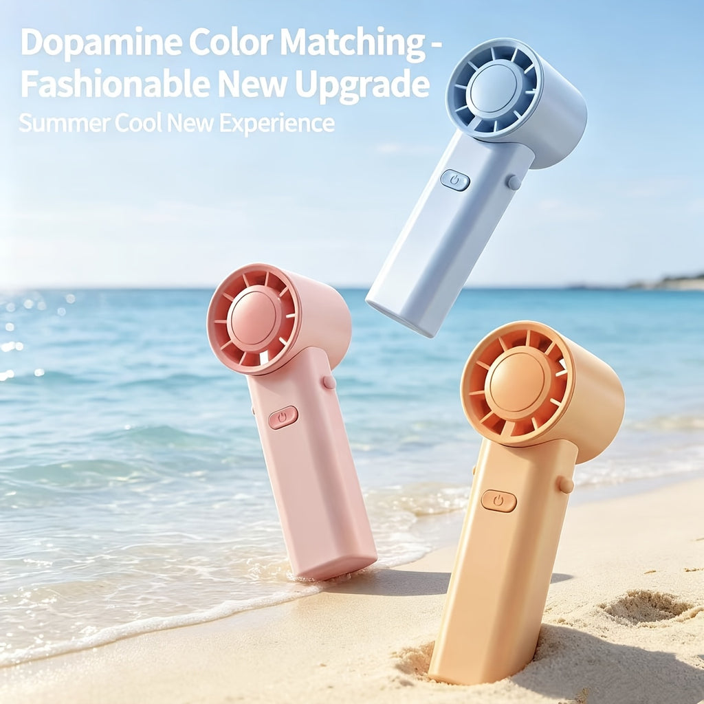 mini usb rechargeable handheld fan suitable outdoor use