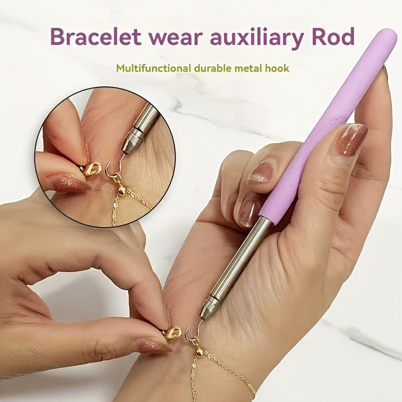 1pc jewelry wearing aid stick random color ensures secure