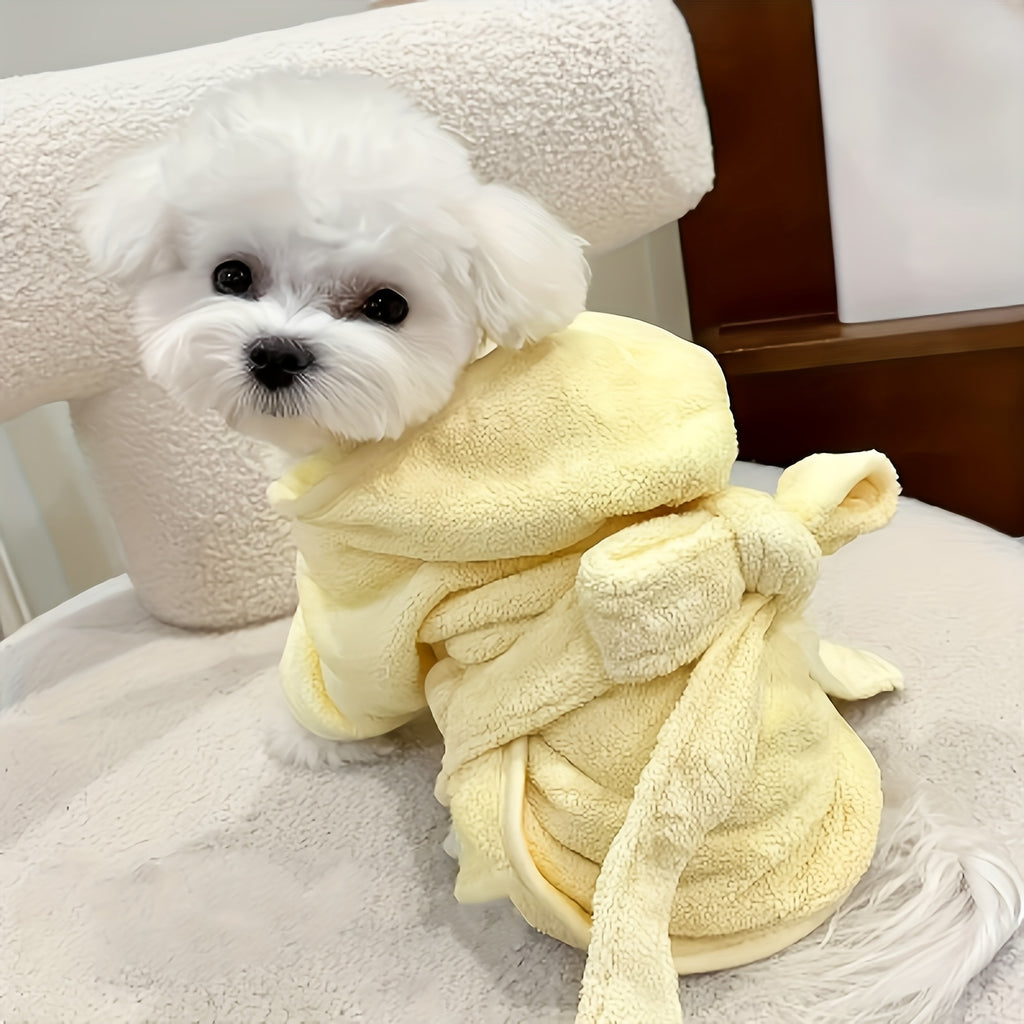 ultra absorbent   bathrobe small dogs cats animals