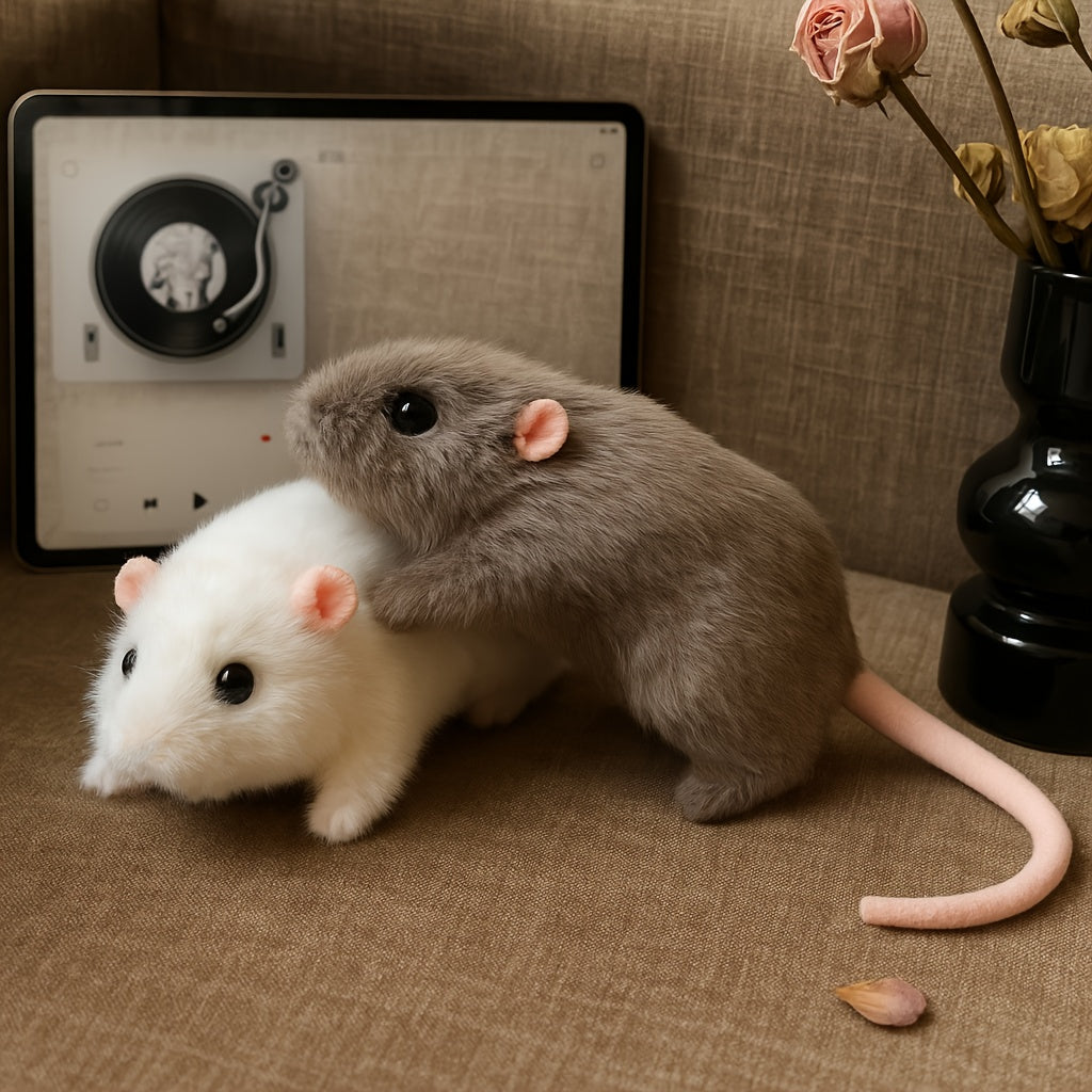 cute rat stuffed animal realistic rat plush gifts decor soft
