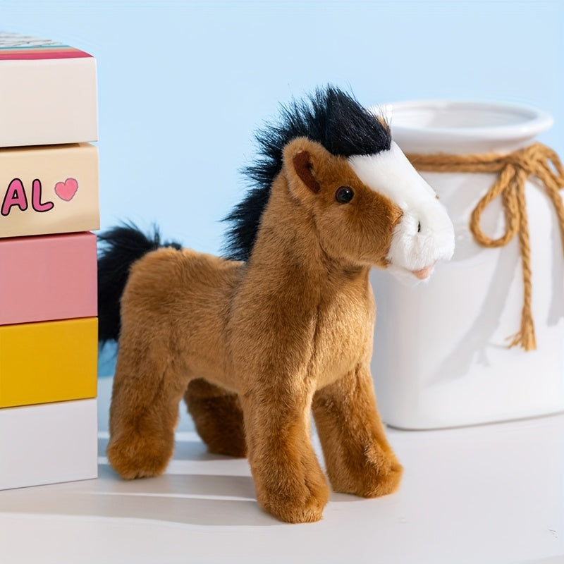 cute   horse plush toy kawaii soft stuffed animal