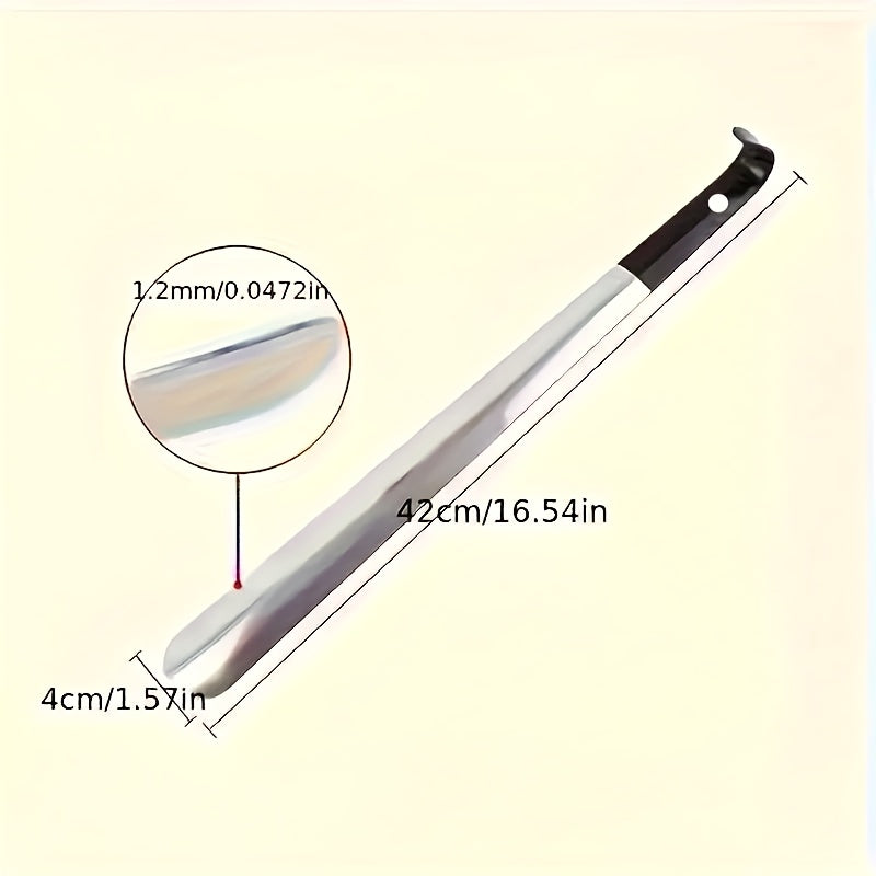 1pc extra long 16 5 inch heavy duty stainless steel shoe