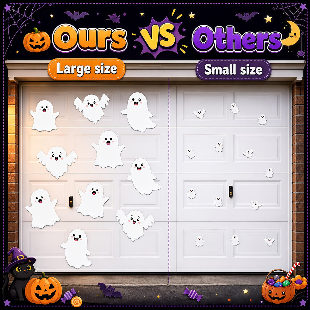 15  in dark garage door magnets luminous in