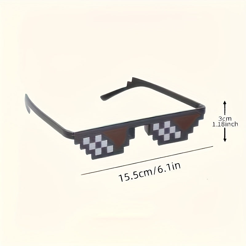 artistic fashion mosaic glasses fun party additions photo