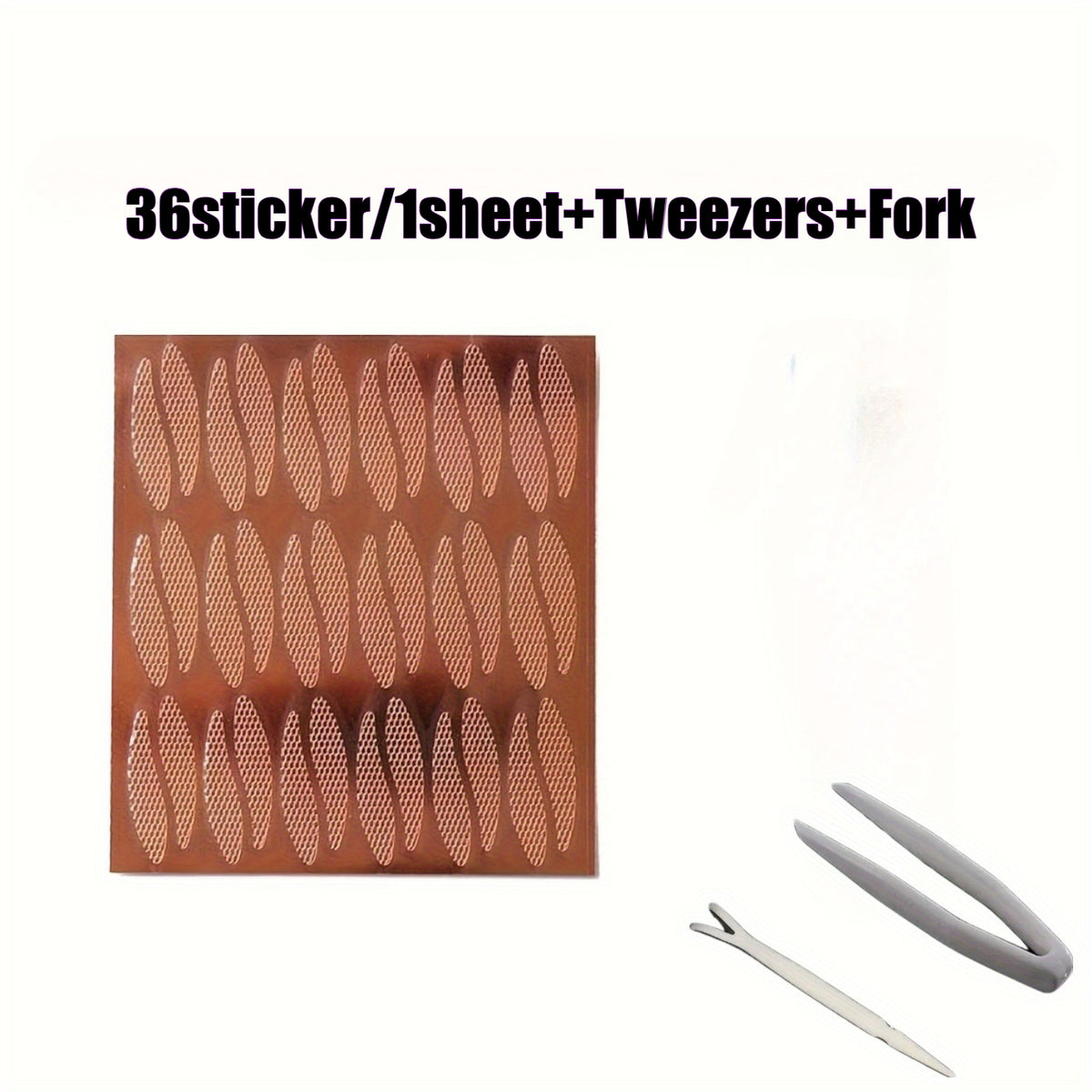 36 stickers droplet shaped double eyelid stickers outlining