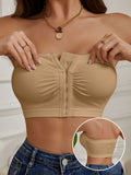 1pc esselegance plus size strapless seamless push bandeau
