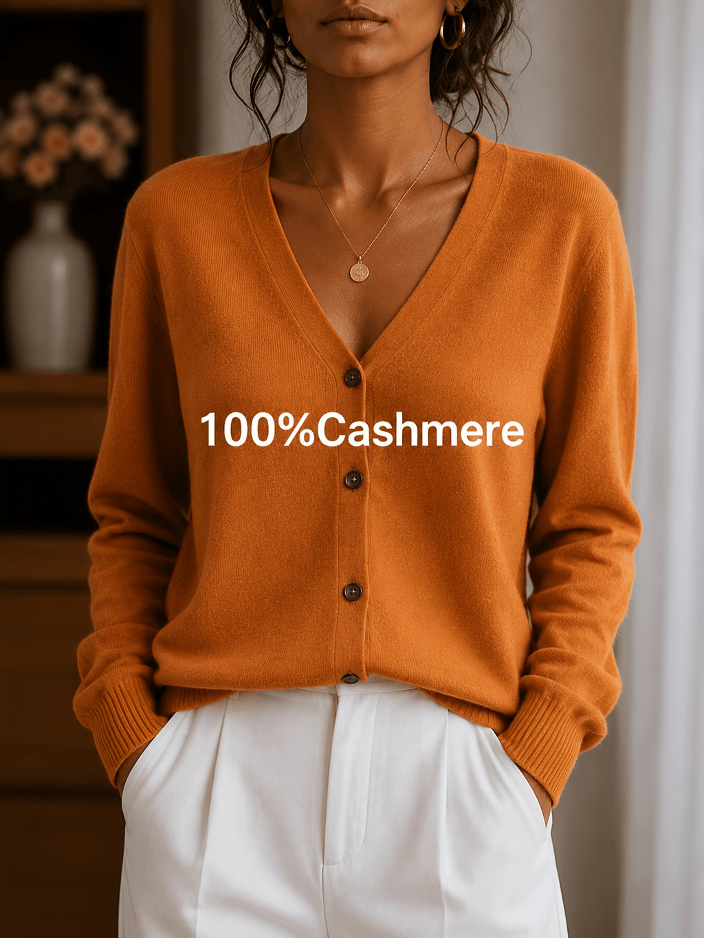 womens openwork sweater knitwear cashmere sweater women