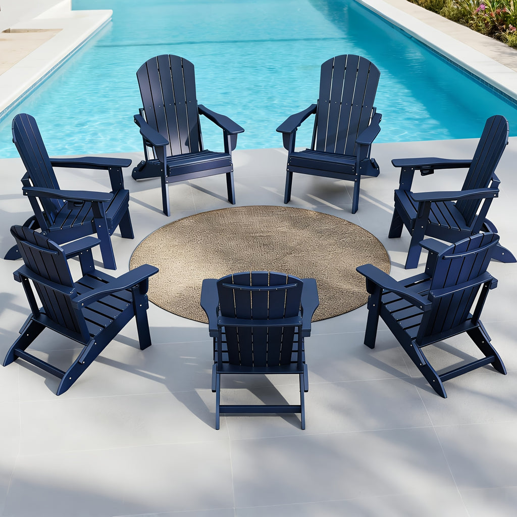hdpe folding adirondack chair 4pack 6pack weather fire pit
