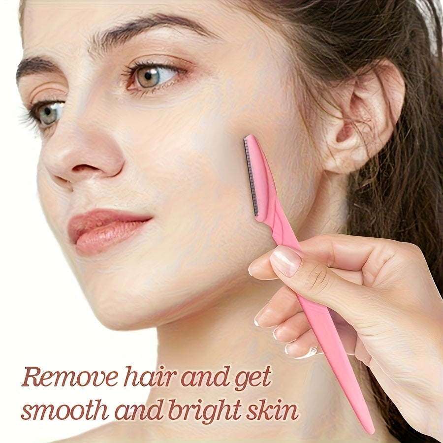30pcs facial razors random colors premium stainless steel