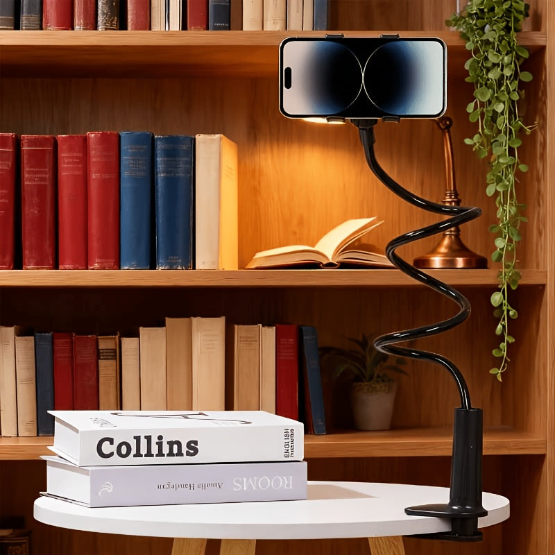 360 degree universal flexible hose phone holder phone stand