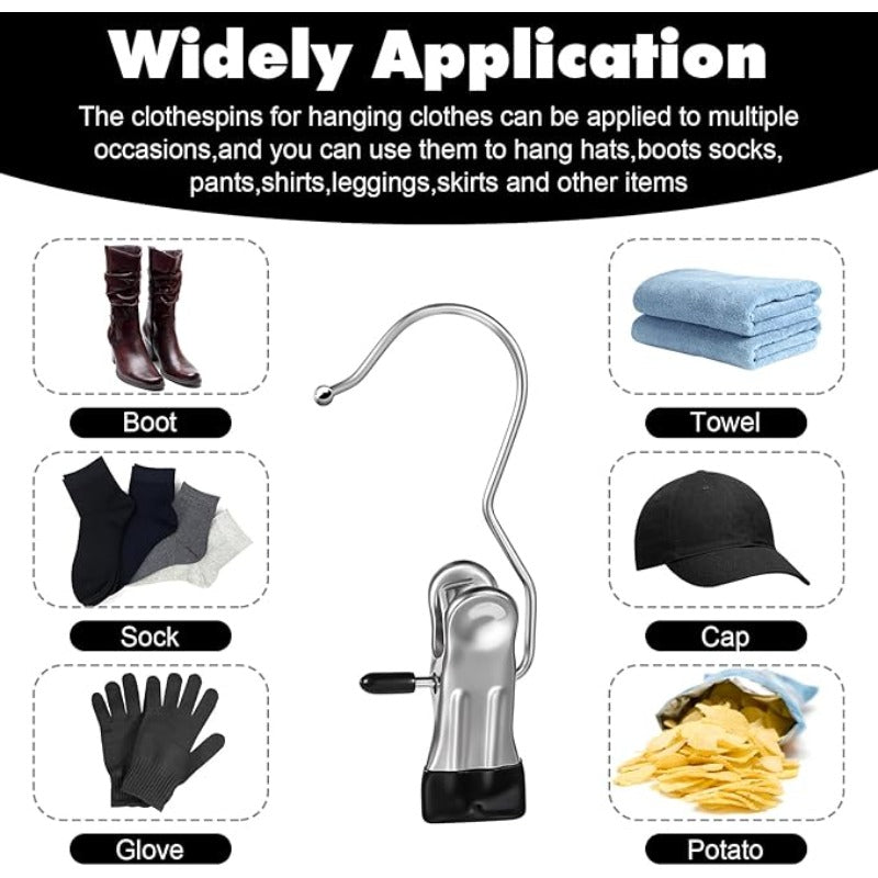 10 pants hangers clips space saving clothes organizer jeans